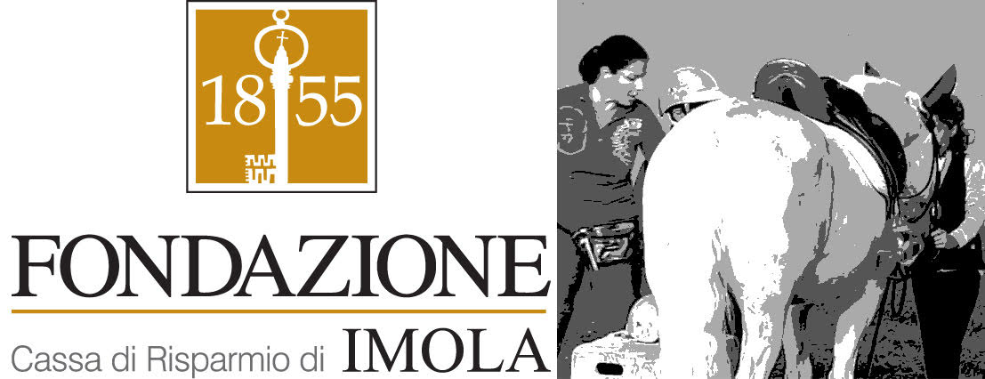La fondazione cassa di risparmio di Imola, anche nel 2024, a sostegno dell'attività edp equitazione per disabili.